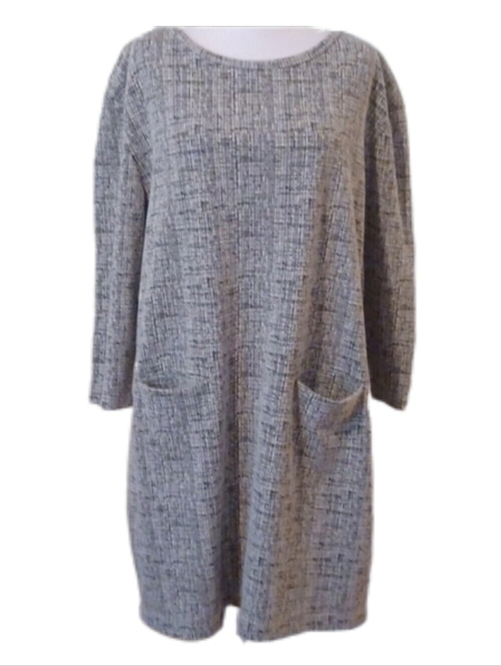 ** Mercer & Madison Classic Gray Long Sleeve Dress Women's Size XLarge